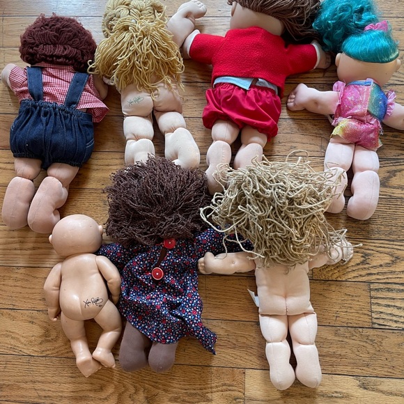 7 Cabbage Patch Kids Toy Dolls Lot Collection Coleco Vintage CPK Boy Girls Rare - Picture 5 of 9